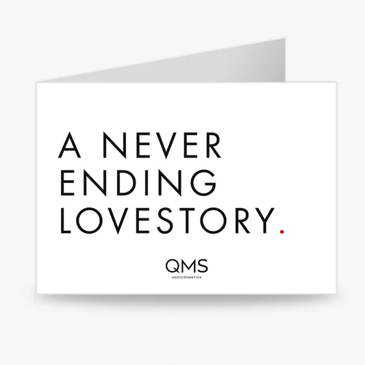 Gift Card "LOVESTORY" - QMS Medicosmetics UK