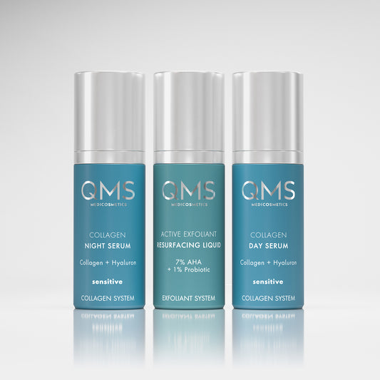 Day & Night 3-Step Core Routine Set Sensitive - QMS Medicosmetics UK