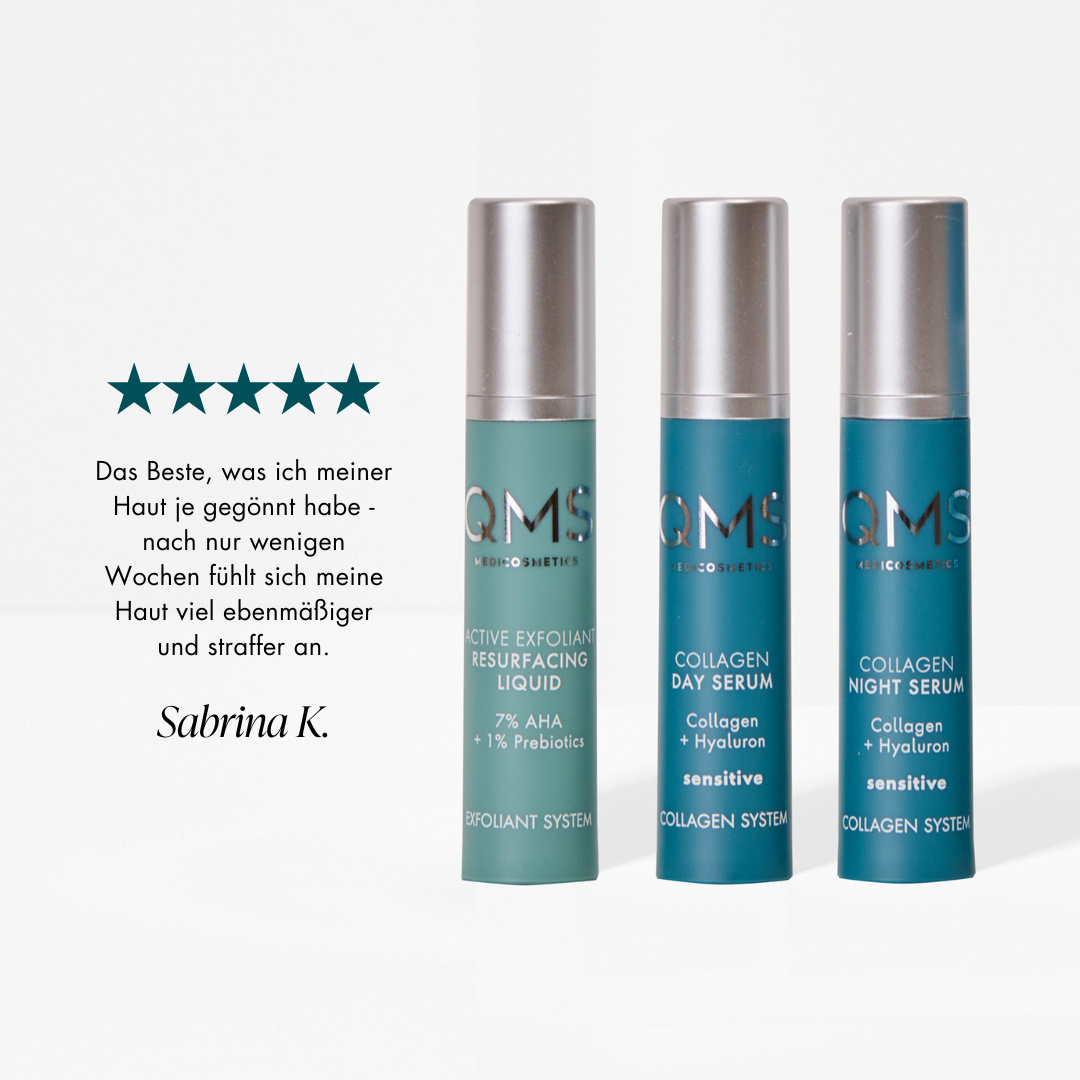 Day & Night 3-Step Core Routine Set Sensitive - QMS Medicosmetics UK