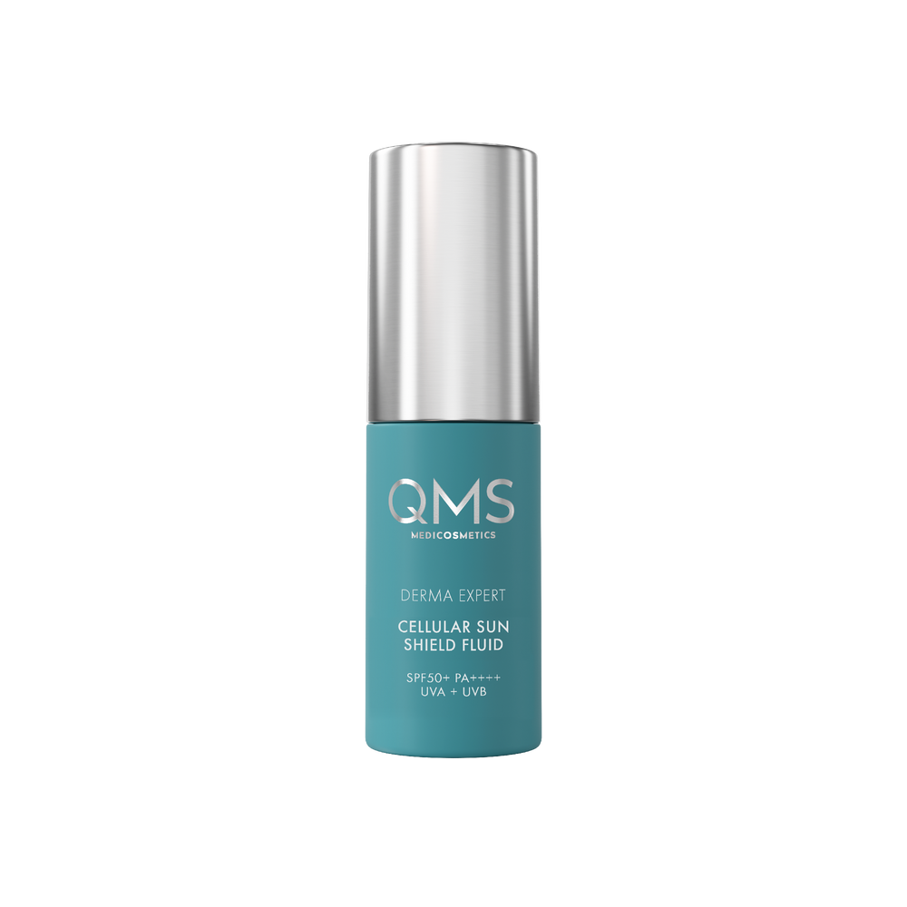 DERMA EXPERT Cellular Sun Shield Fluid SPF50+ Discovery Size - QMS Medicosmetics UK
